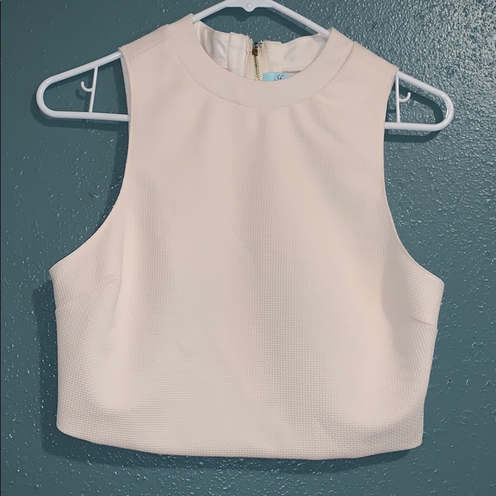 Off White Dressy Top